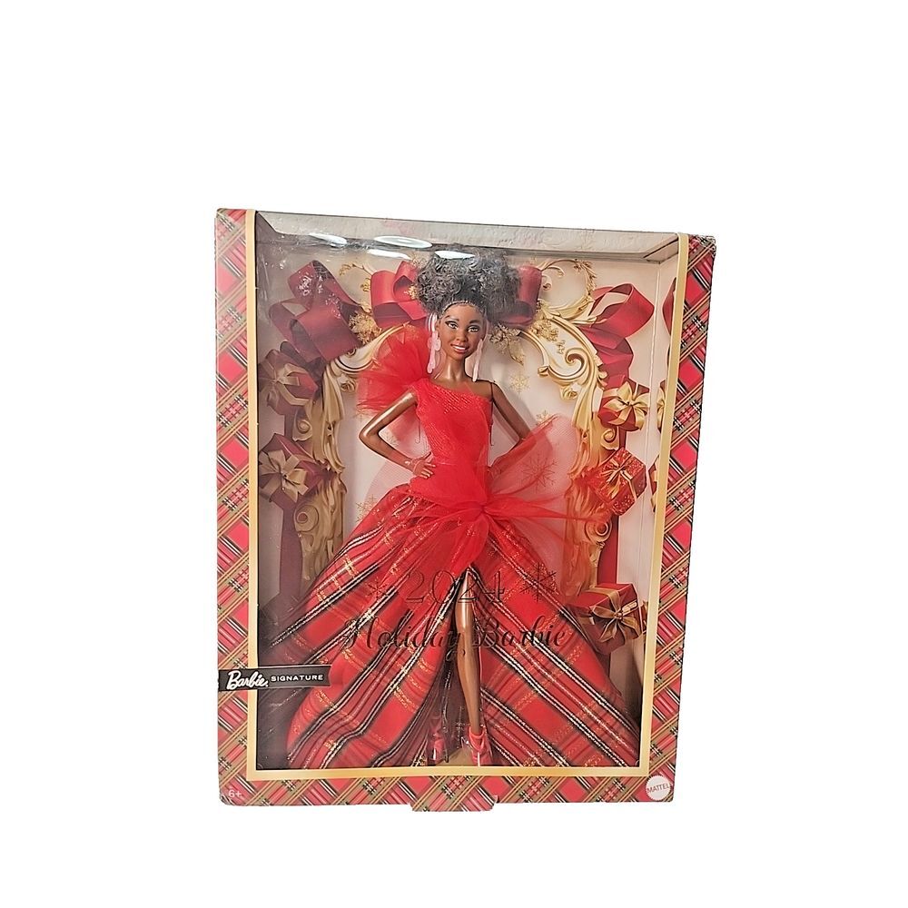 Barbie Signature 2024 Holiday African American Doll Collector NEW IN‎ BOX